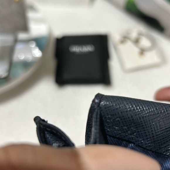 EUC Prada Wallet with Felt & Unbranded Chain. & NWT Prada Cards & Chain Set - Picture 13 of 17